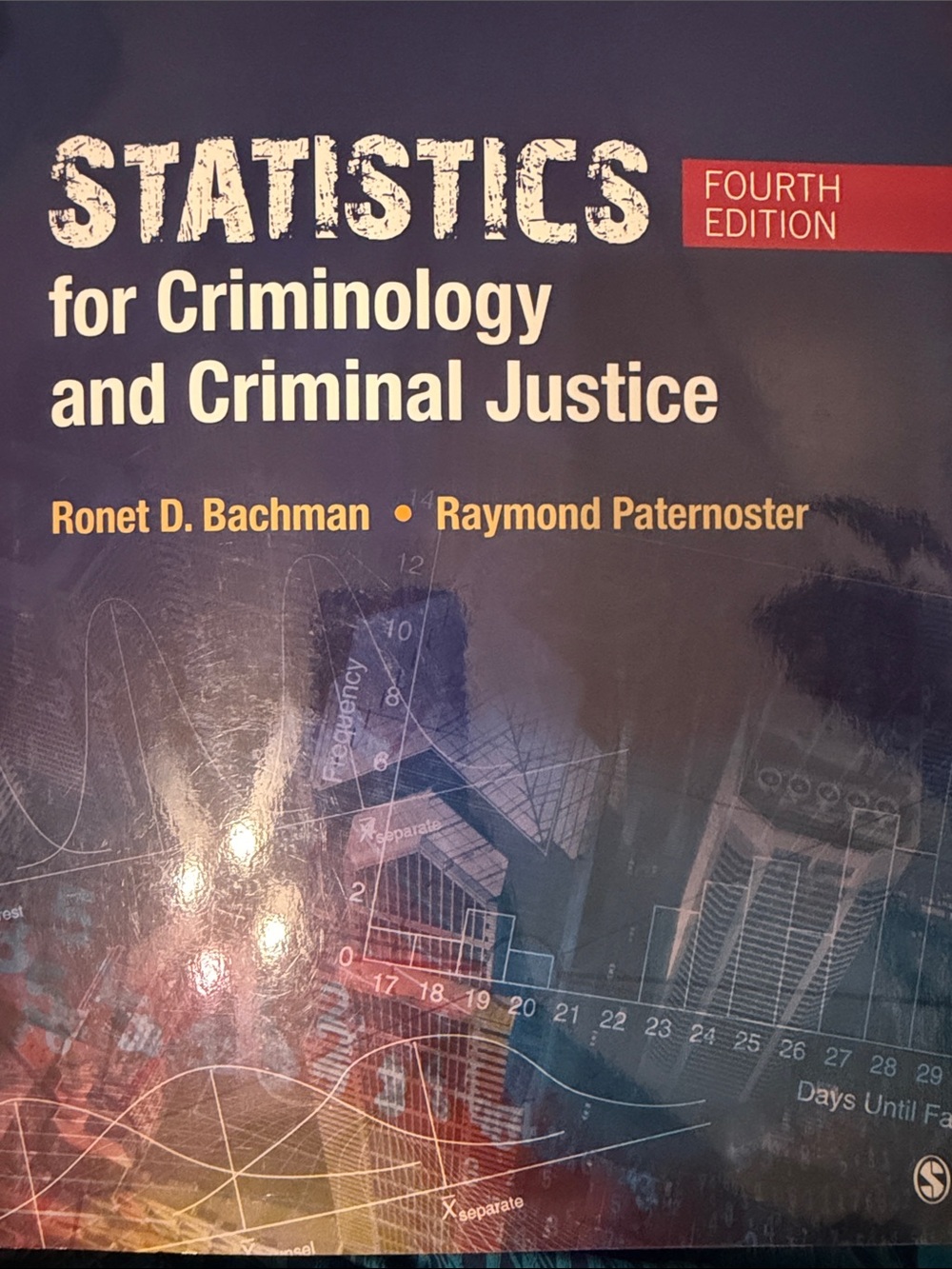 Sage Statistics for Criminology and Criminal Justice - Blue and White